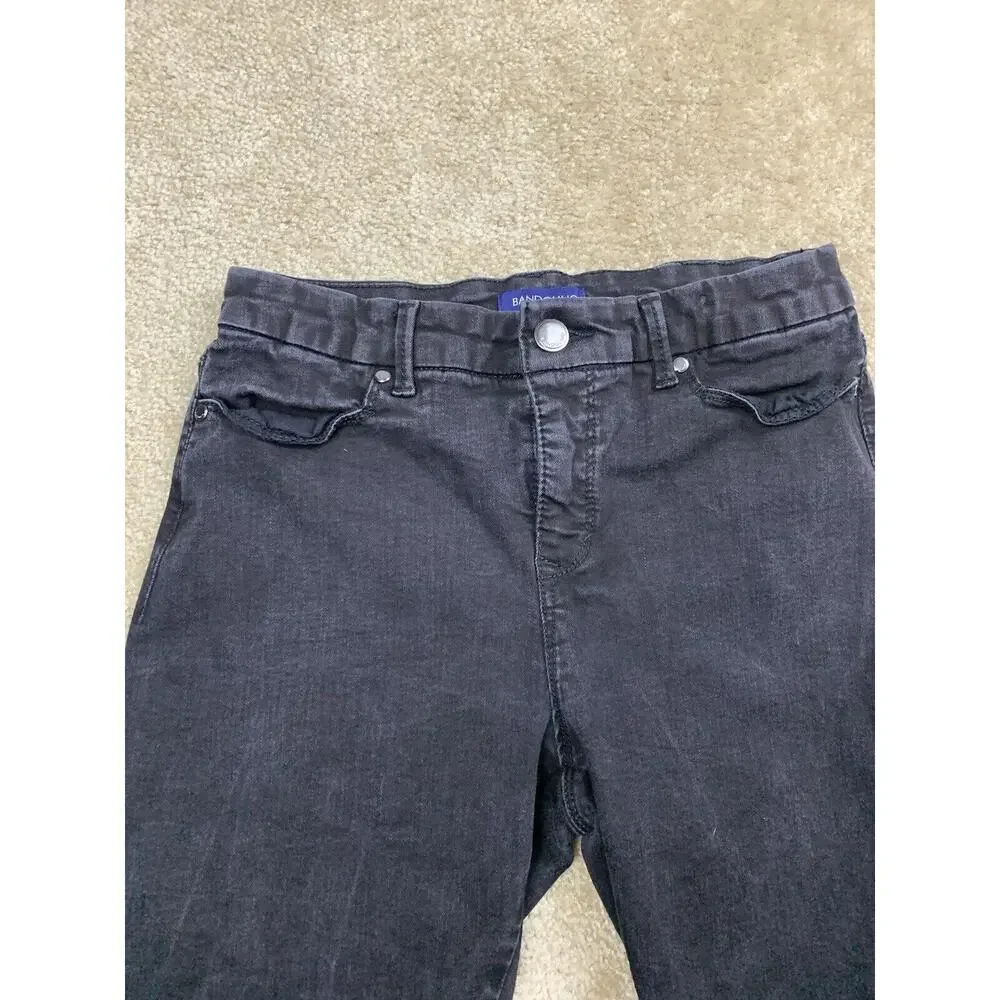 Bandolino Smooth Operator Black Jeans Women’s Size 8 Stretch Skinny 765